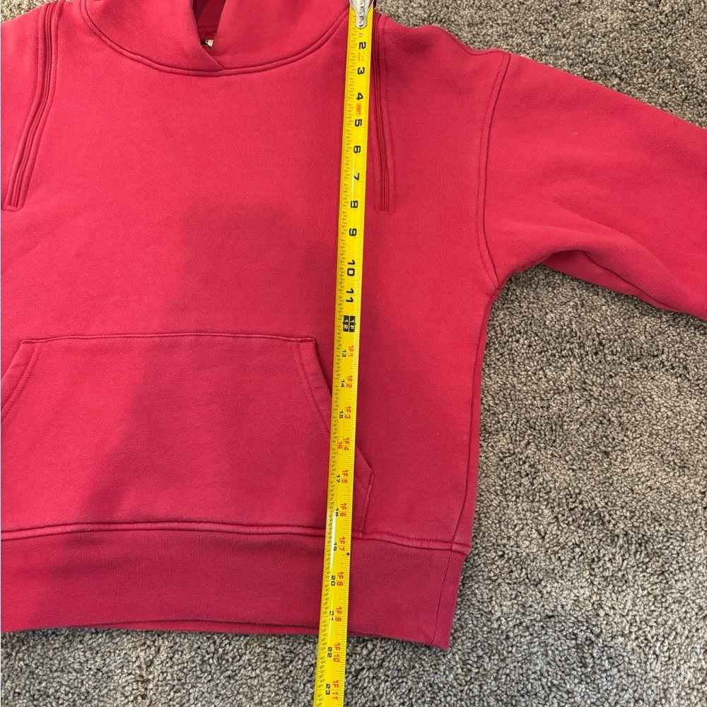 SAVVI Hot Pink Challan Open Back Hoodie Women’s XS Workout Active - Picture 10 of 10